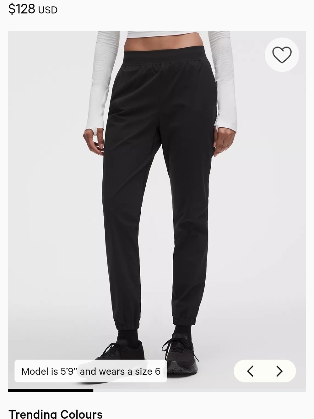 lululemon athletica Black Women's Jogger Pants